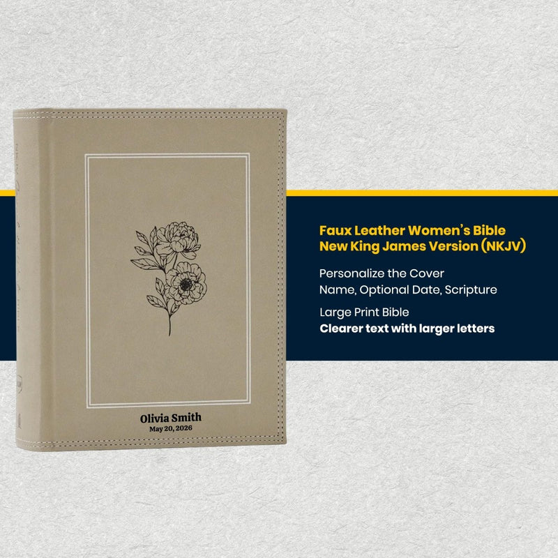 NKJV Gray Large Size Journaling Holy Bible Large Print