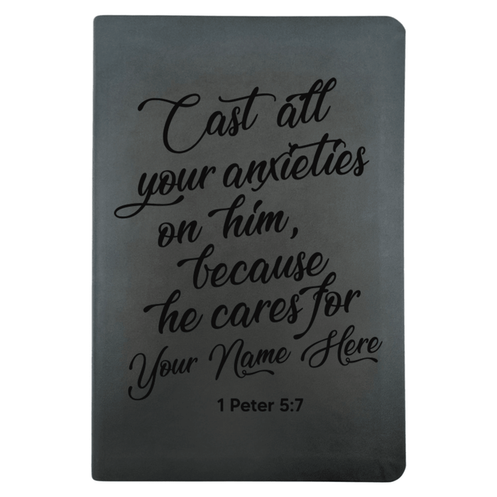 NLT Black Standard Size Thinline Holy Bible Small Print | 1 Peter 5:7