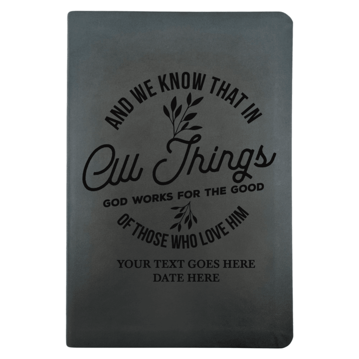 NLT Black Standard Size Thinline Holy Bible Small Print | All Things God Works For Good - Shepherds Shelf