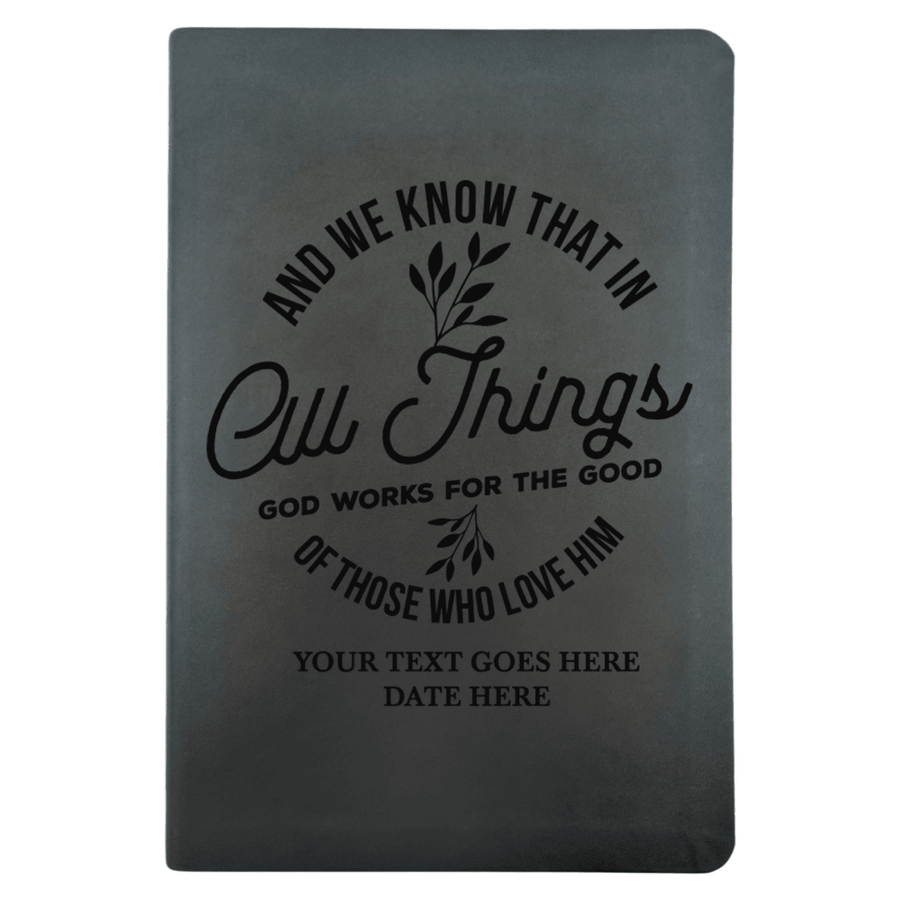 NLT Black Standard Size Thinline Holy Bible Small Print | All Things God Works For Good - Shepherds Shelf
