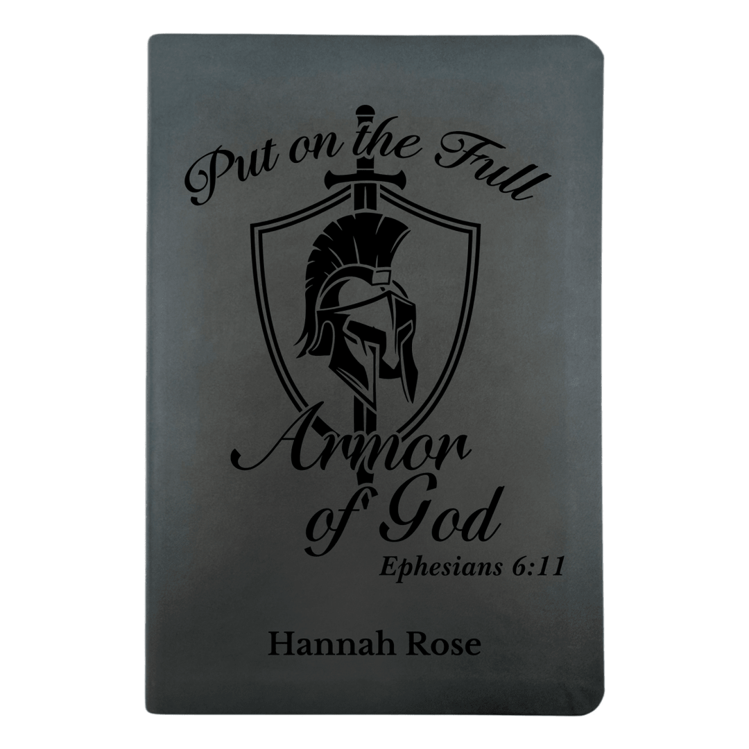 NLT Black Standard Size Thinline Holy Bible Small Print | Armor of God II - Shepherds Shelf