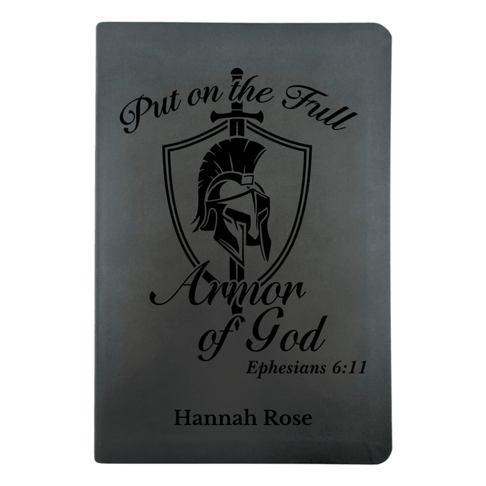 NLT Black Standard Size Thinline Holy Bible Small Print | Armor of God II