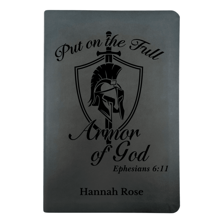 NLT Black Standard Size Thinline Holy Bible Small Print | Armor of God II - Shepherds Shelf