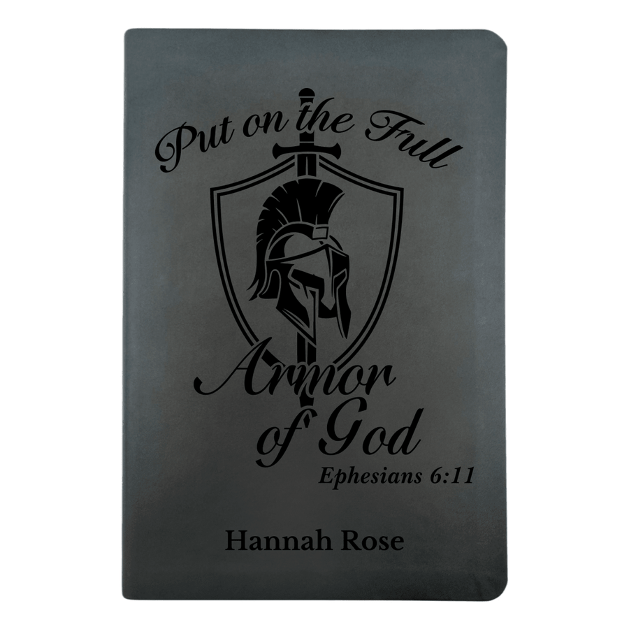 NLT Black Standard Size Thinline Holy Bible Small Print | Armor of God II - Shepherds Shelf
