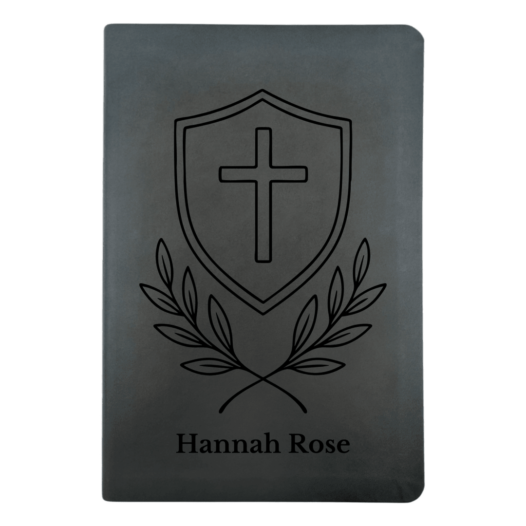 NLT Black Standard Size Thinline Holy Bible Small Print | Cross Collection - Shepherds Shelf