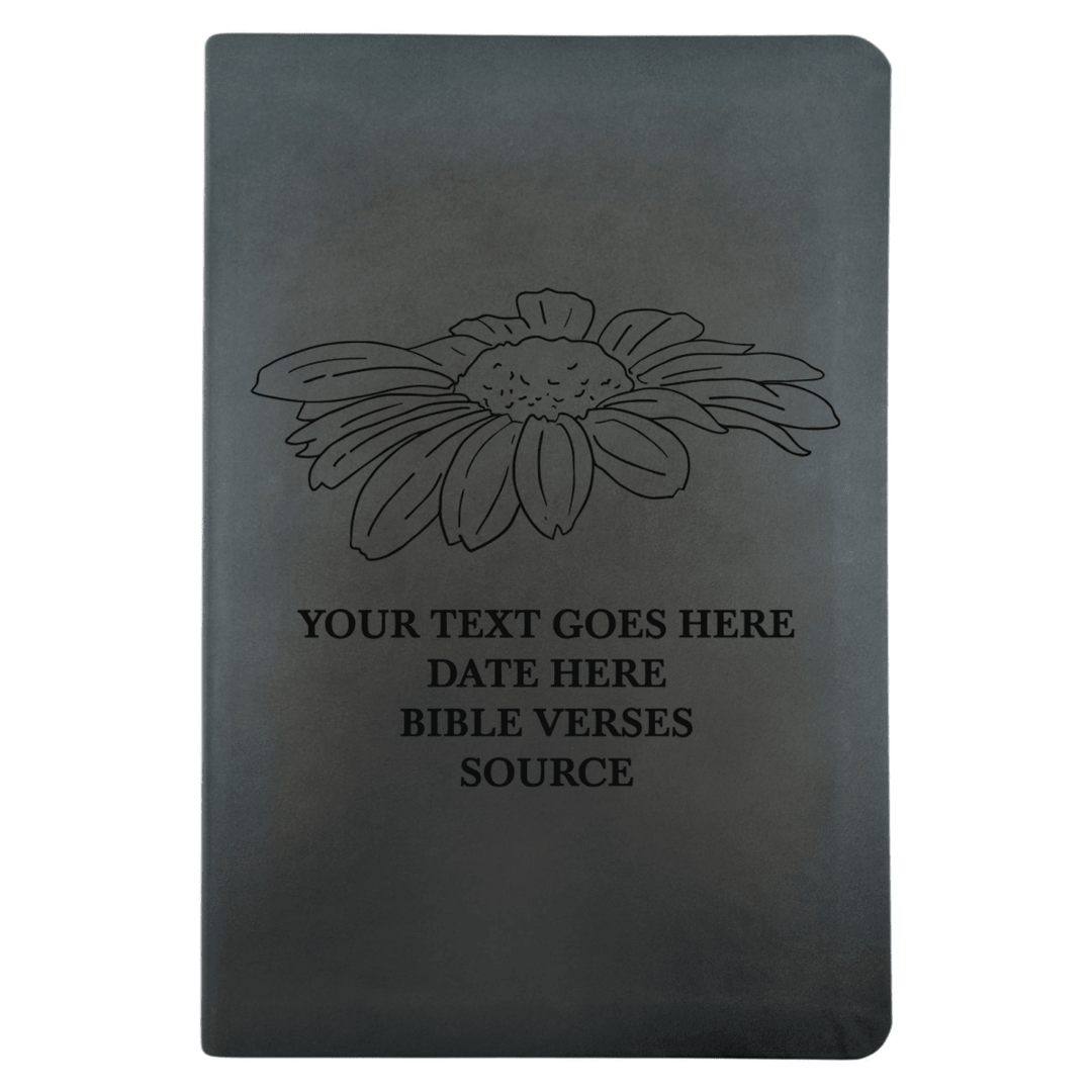 NLT Black Standard Size Thinline Holy Bible Small Print | Daisy - Shepherds Shelf