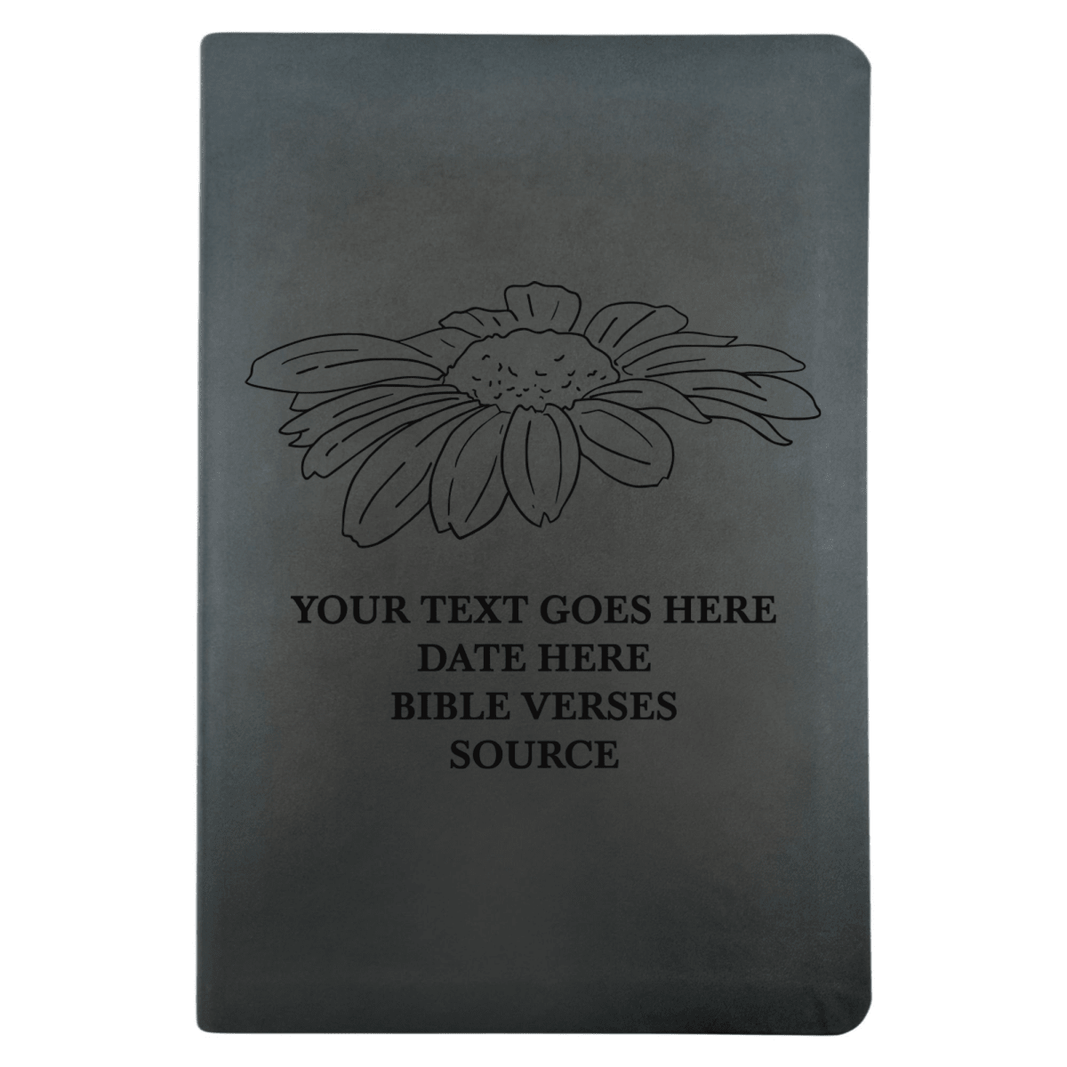 NLT Black Standard Size Thinline Holy Bible Small Print | Daisy - Shepherds Shelf