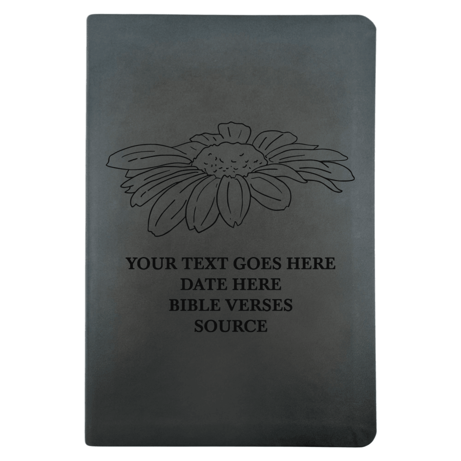 NLT Black Standard Size Thinline Holy Bible Small Print | Daisy - Shepherds Shelf