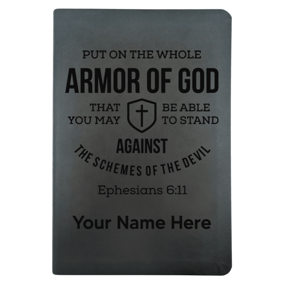 NLT Black Standard Size Thinline Holy Bible Small Print | Ephesians 6:11 - Shepherds Shelf