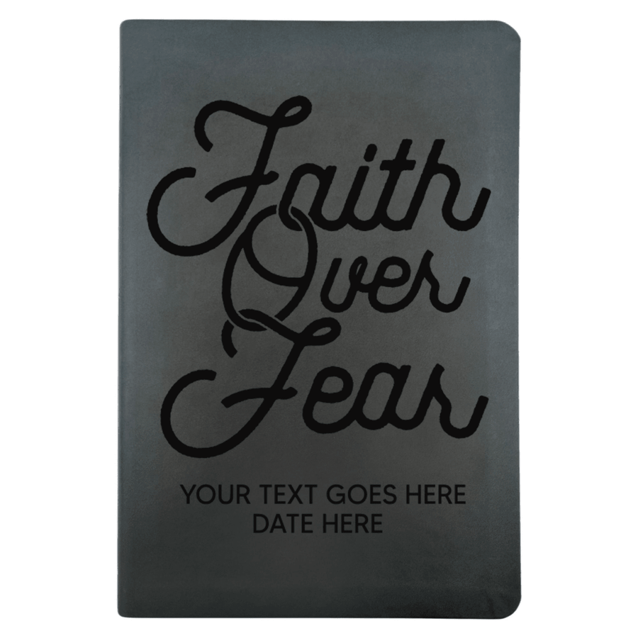 NLT Black Standard Size Thinline Holy Bible Small Print | Faith Over Fear - Shepherds Shelf