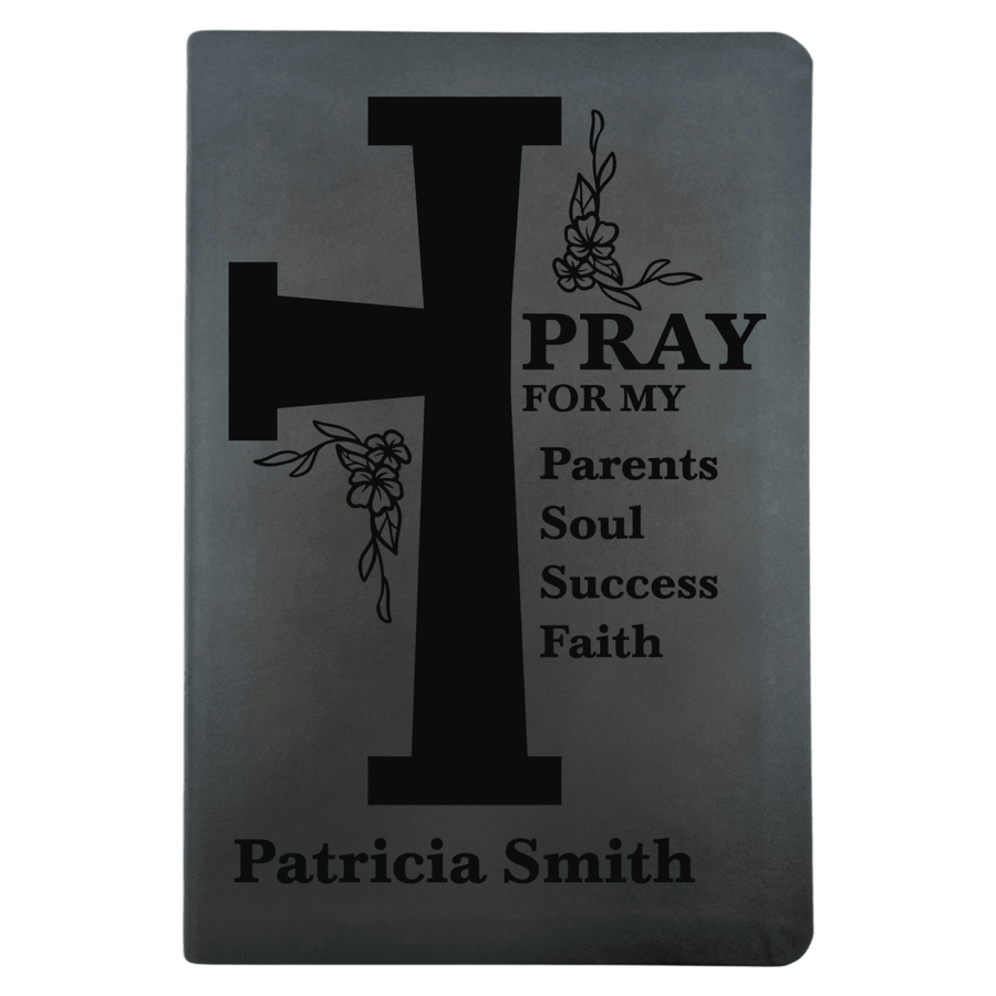 NLT Black Standard Size Thinline Holy Bible Small Print | Floral Cross - Shepherds Shelf