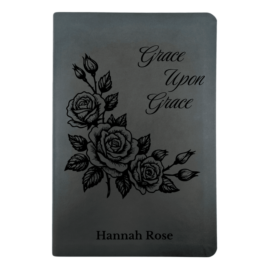 NLT Black Standard Size Thinline Holy Bible Small Print | Framed Roses - Shepherds Shelf