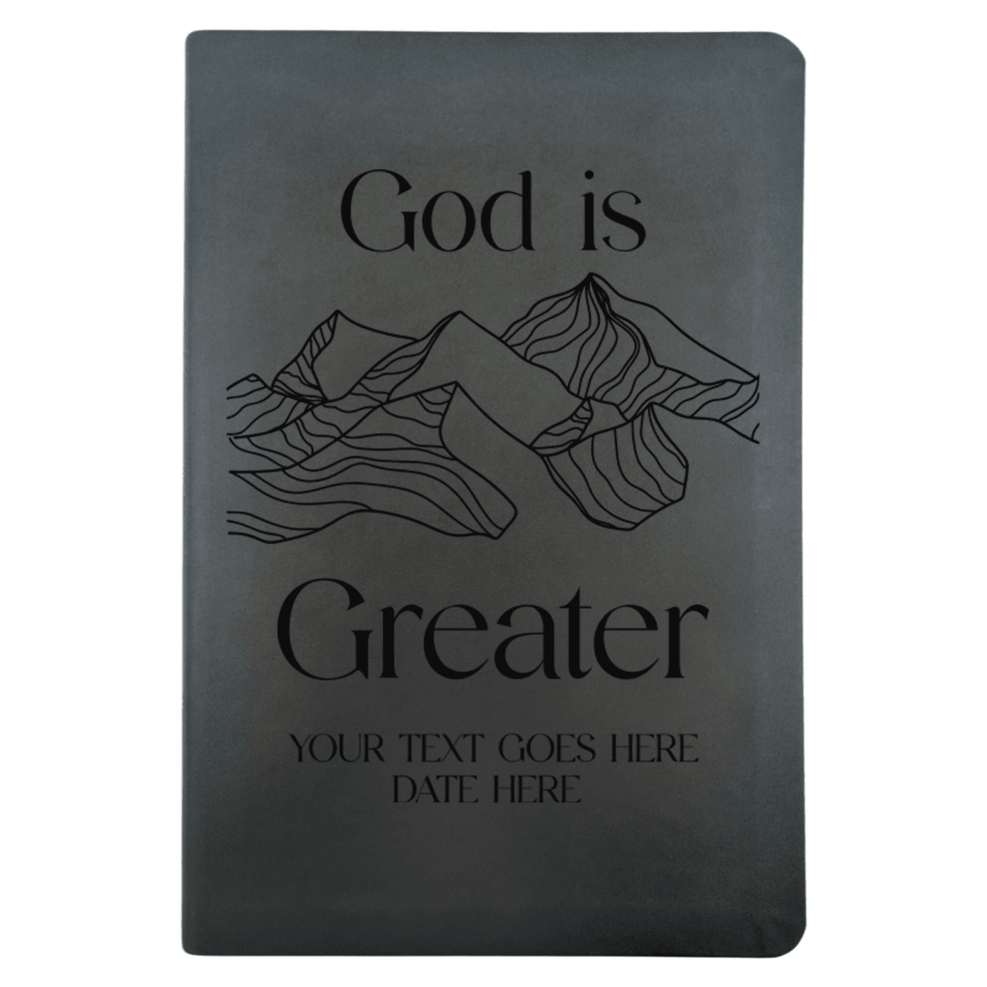 NLT Black Standard Size Thinline Holy Bible Small Print | God is Greater - Shepherds Shelf