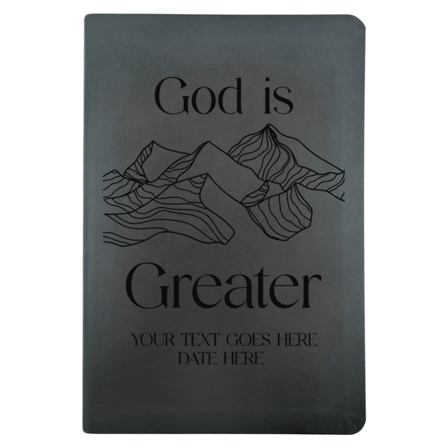 NLT Black Standard Size Thinline Holy Bible Small Print | God is Greater - Shepherds Shelf
