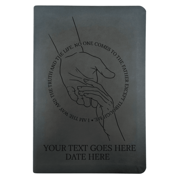 NLT Black Standard Size Thinline Holy Bible Small Print | Helping Hand