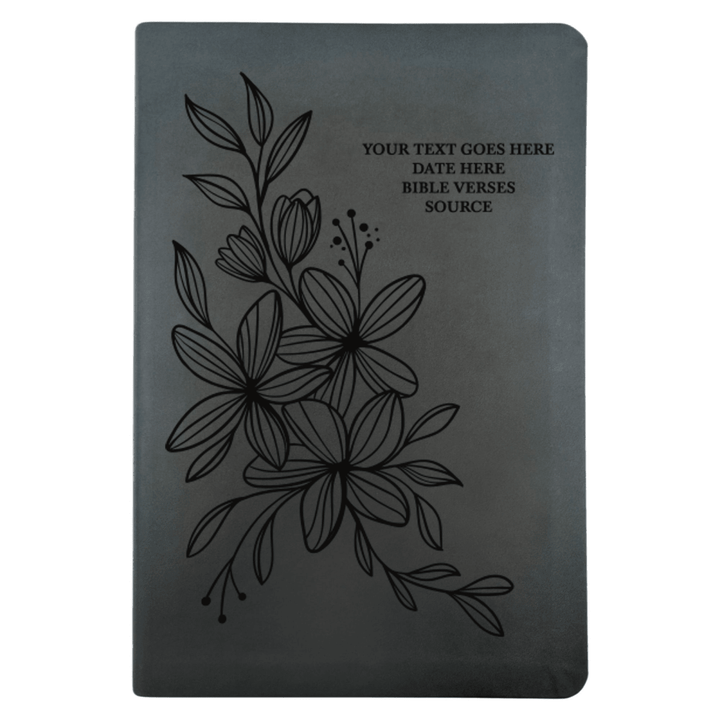 NLT Black Standard Size Thinline Holy Bible Small Print | Hyacinth - Shepherds Shelf