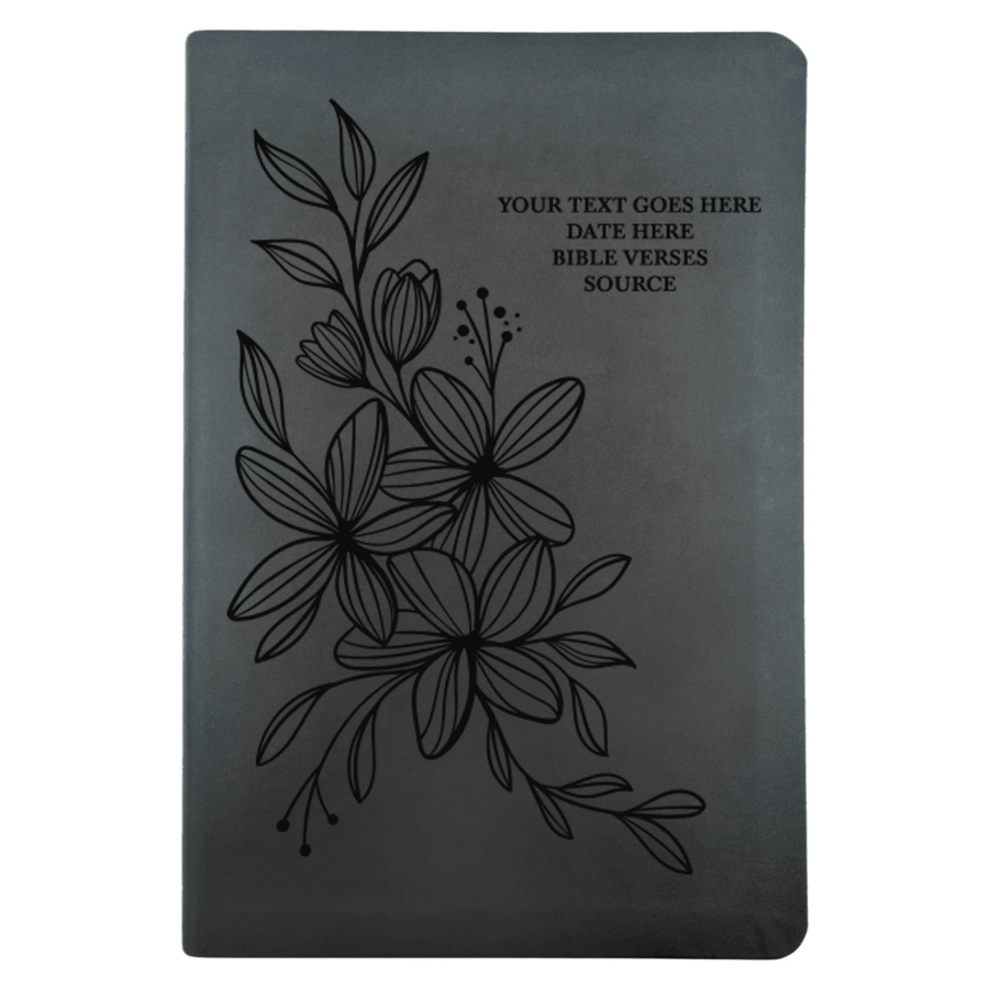 NLT Black Standard Size Thinline Holy Bible Small Print | Hyacinth - Shepherds Shelf