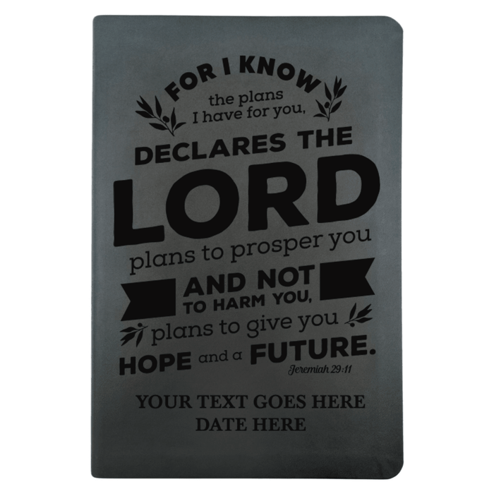 NLT Black Standard Size Thinline Holy Bible Small Print | Jeremiah 29:11