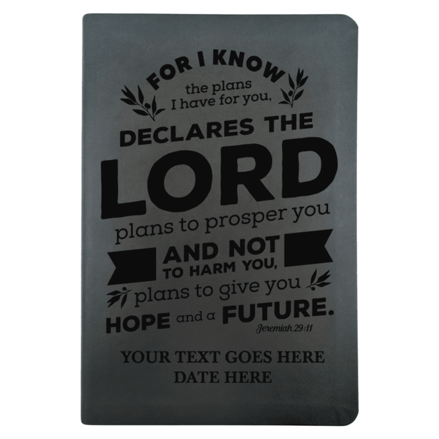 NLT Black Standard Size Thinline Holy Bible Small Print | Jeremiah 29:11 - Shepherds Shelf