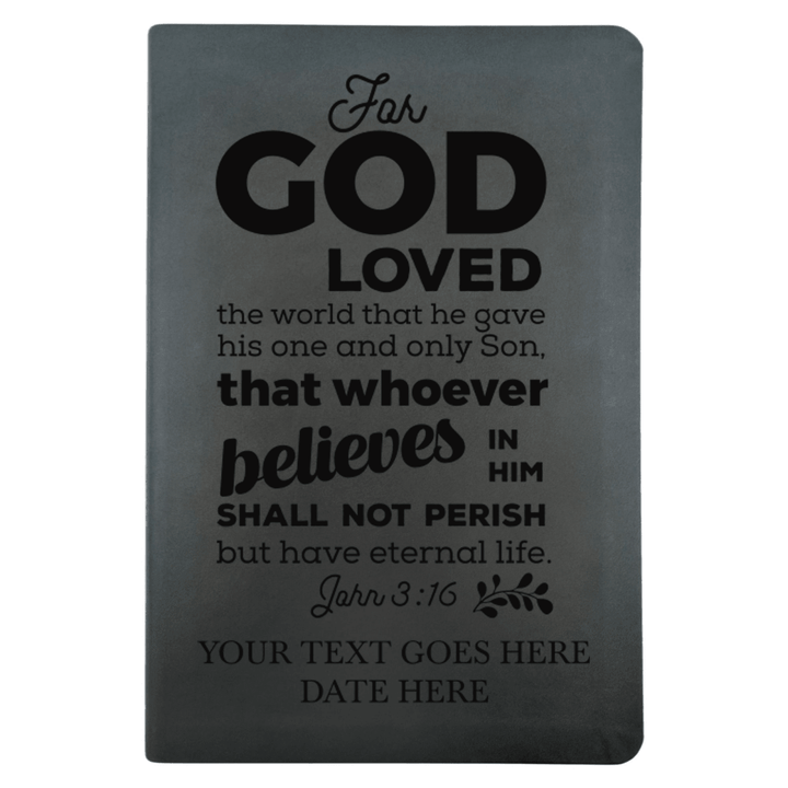 NLT Black Standard Size Thinline Holy Bible Small Print | John 3:16 - Shepherds Shelf
