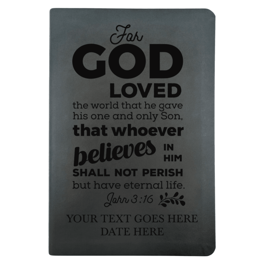 NLT Black Standard Size Thinline Holy Bible Small Print | John 3:16 - Shepherds Shelf