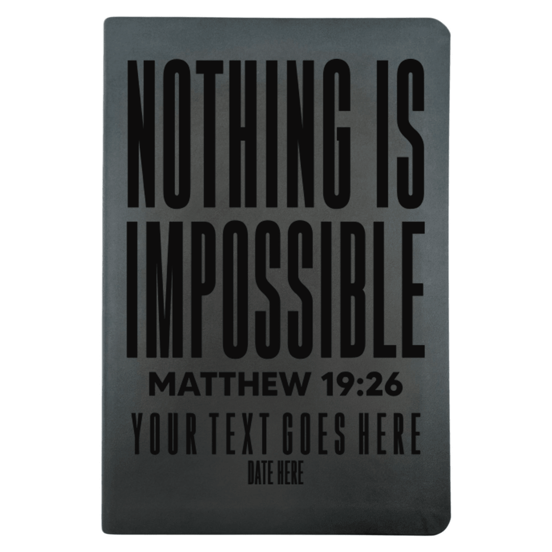 NLT Black Standard Size Thinline Holy Bible Small Print | Matthew 19:26 - Shepherds Shelf