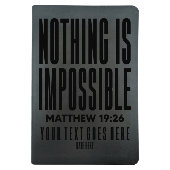 NLT Black Standard Size Thinline Holy Bible Small Print | Matthew 19:26 - Shepherds Shelf