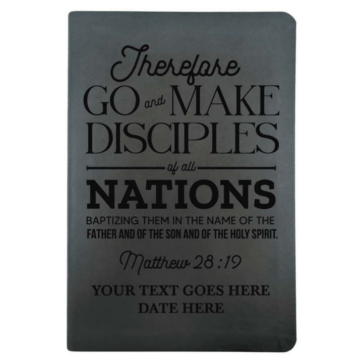 NLT Black Standard Size Thinline Holy Bible Small Print | Matthew 28:19 - Shepherds Shelf