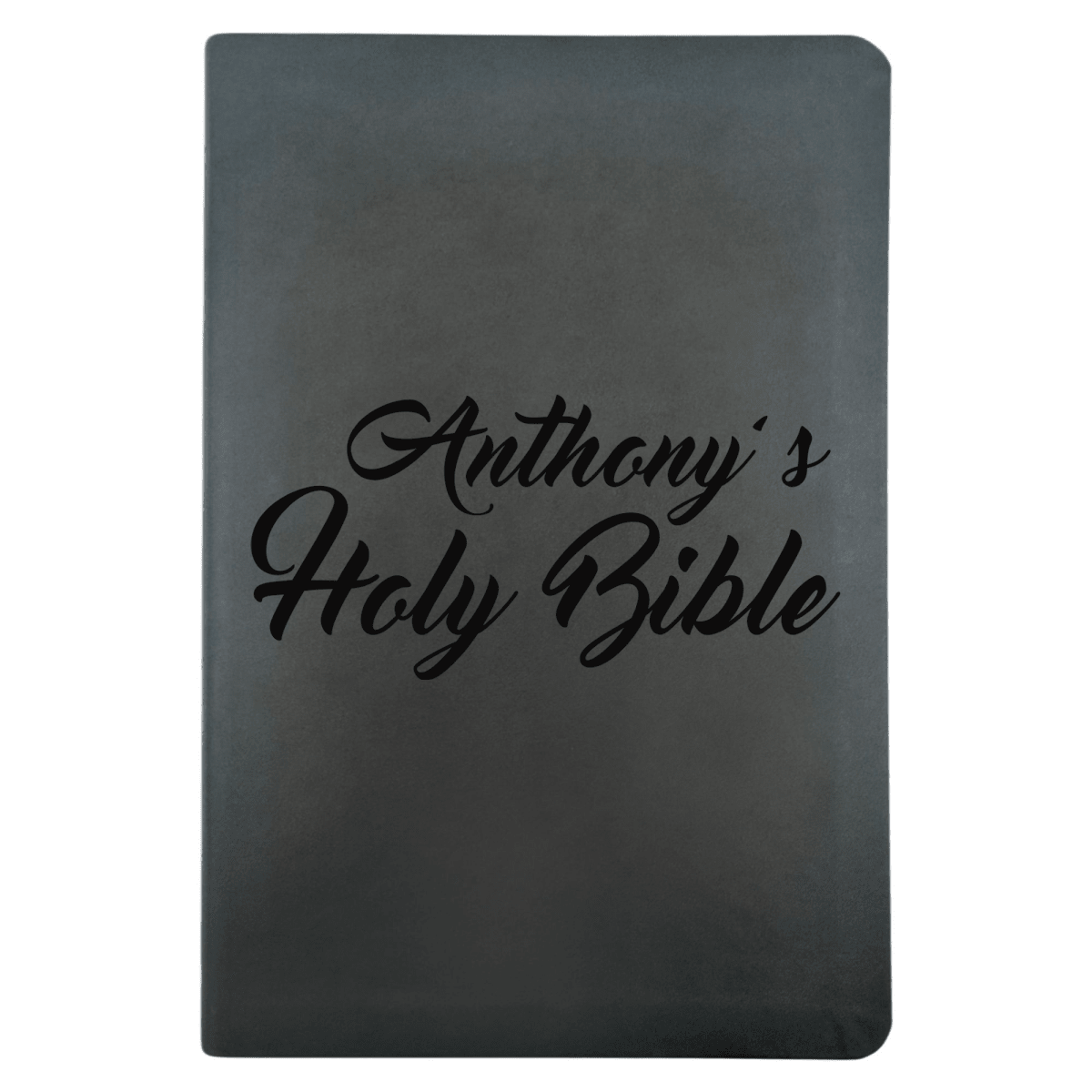 NLT Black Standard Size Thinline Holy Bible Small Print | Name Here - Shepherds Shelf