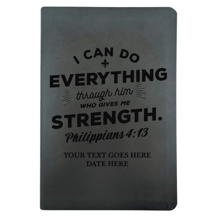 NLT Black Standard Size Thinline Holy Bible Small Print | Philippians 4:13 - Shepherds Shelf
