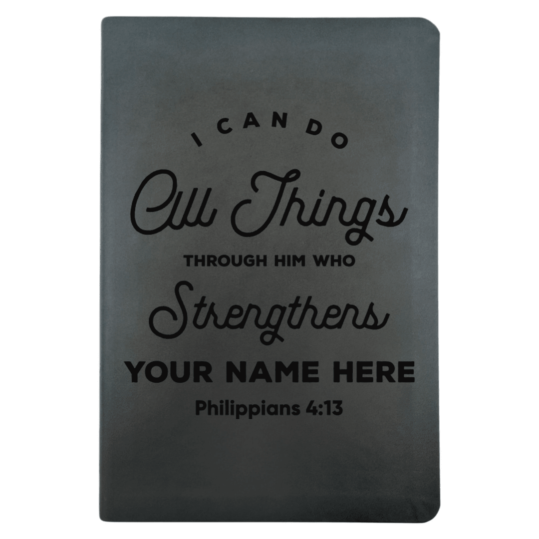 NLT Black Standard Size Thinline Holy Bible Small Print | Philippians 4:13 II - Shepherds Shelf