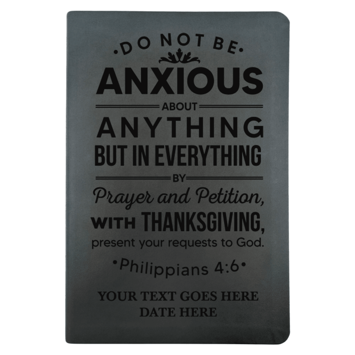NLT Black Standard Size Thinline Holy Bible Small Print | Philippians 4:6