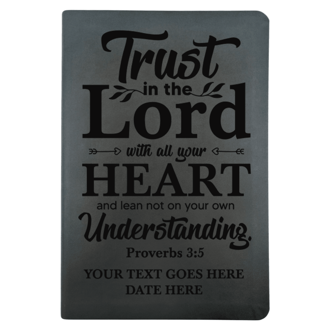NLT Black Standard Size Thinline Holy Bible Small Print | Proverbs 3:5 - Shepherds Shelf