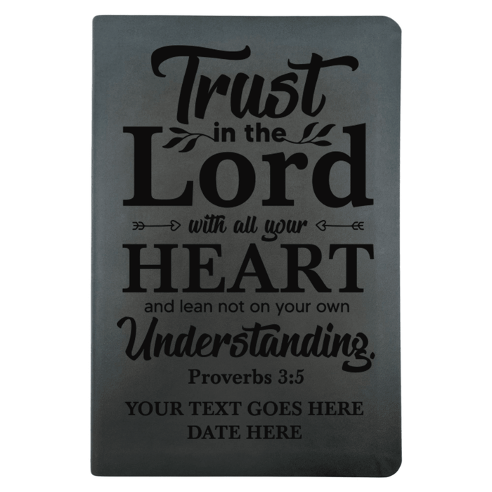 NLT Black Standard Size Thinline Holy Bible Small Print | Proverbs 3:5