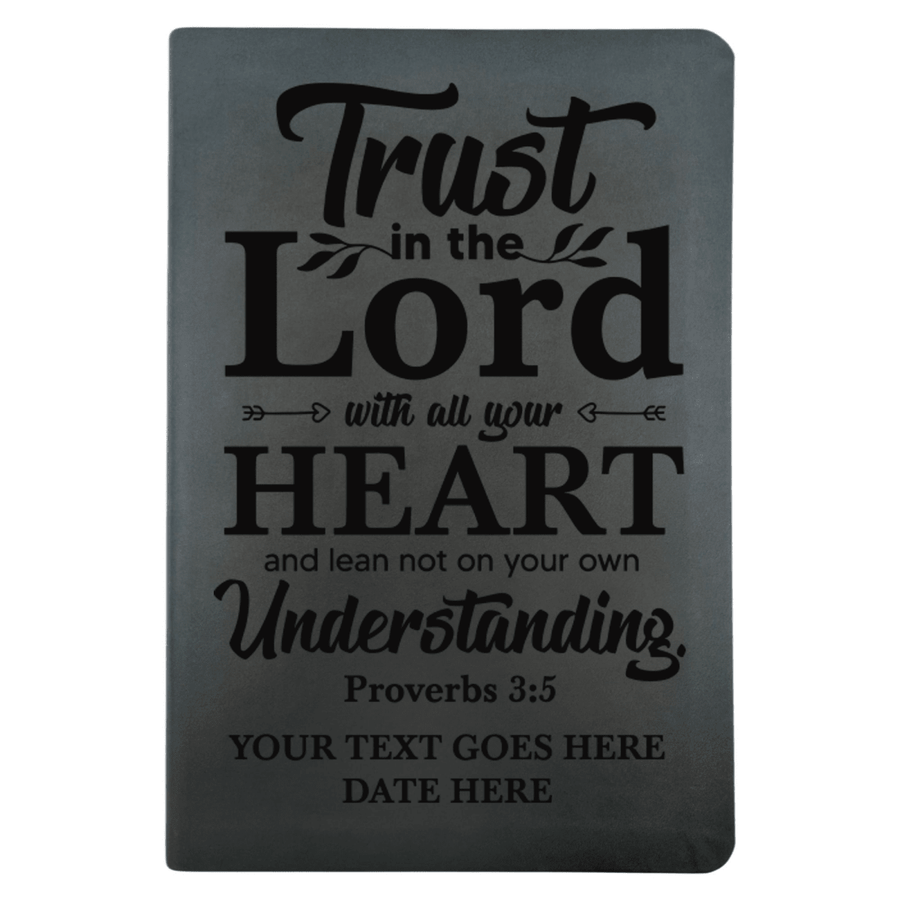 NLT Black Standard Size Thinline Holy Bible Small Print | Proverbs 3:5 - Shepherds Shelf