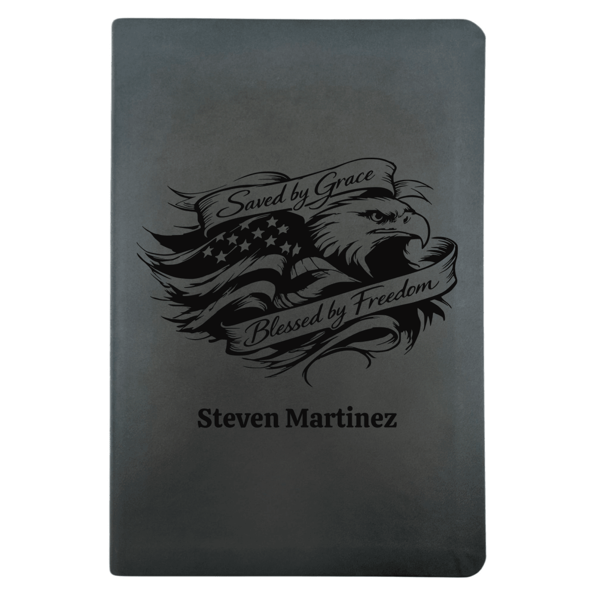 NLT Black Standard Size Thinline Holy Bible Small Print | Saved by Grace - Shepherds Shelf