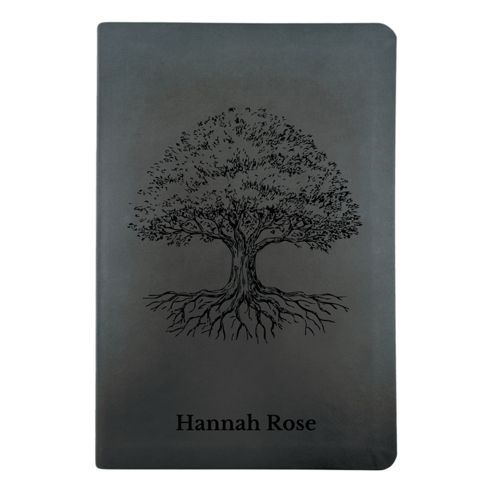NLT Black Standard Size Thinline Holy Bible Small Print | Tree of Life II