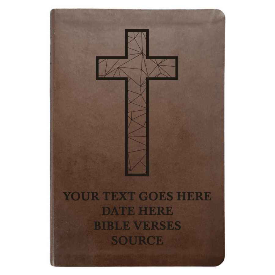 NLT Brown Standard Size Thinline Holy Bible Small Print | Blessings Collection - Shepherds Shelf