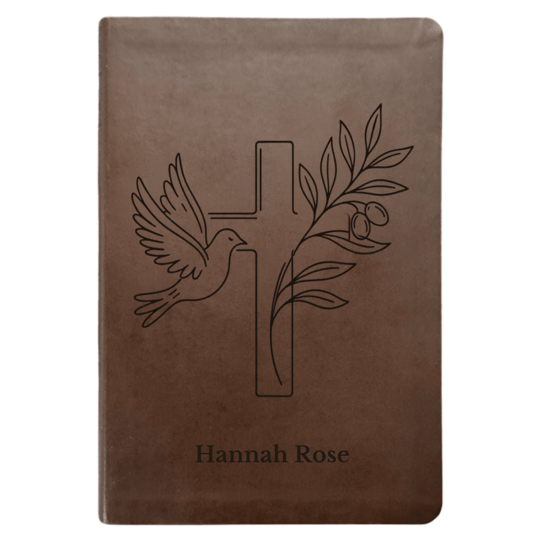 NLT Brown Standard Size Thinline Holy Bible Small Print | Blessings Collection - Shepherds Shelf