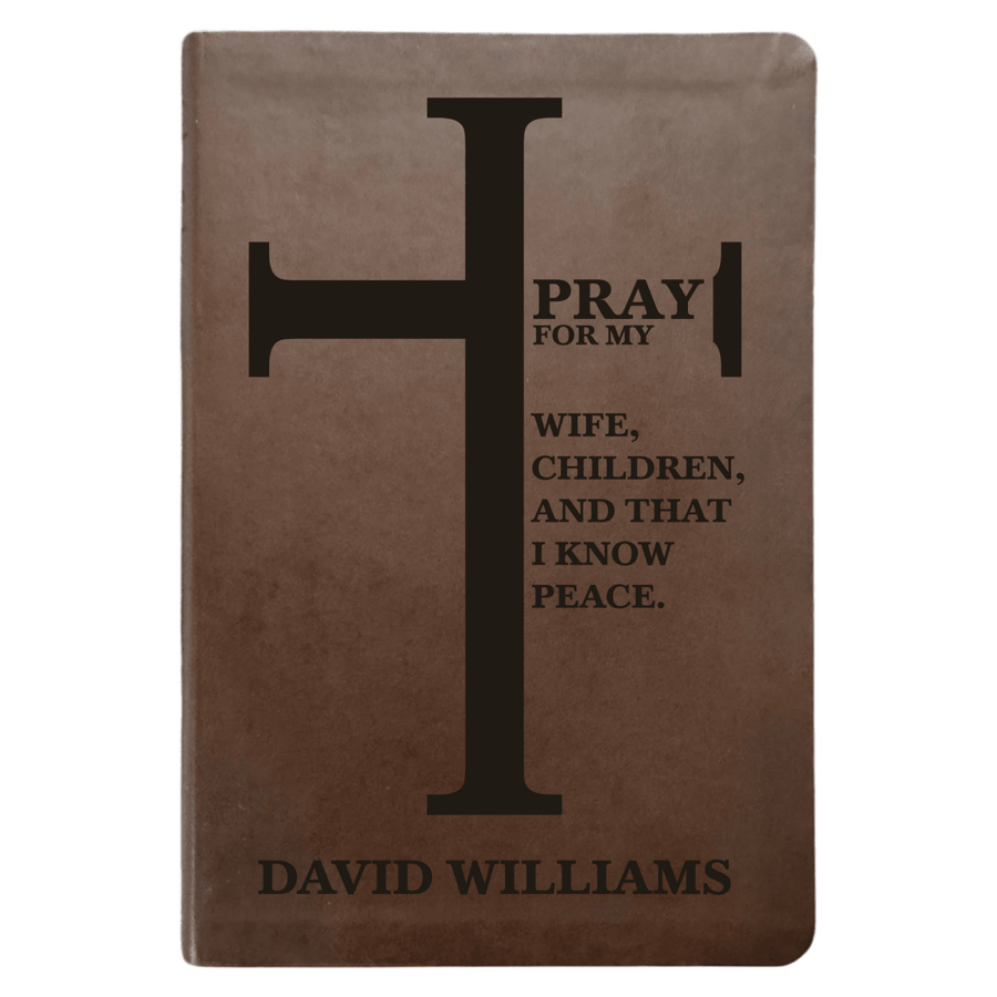 NLT Brown Standard Size Thinline Holy Bible Small Print | Bold Cross - Shepherds Shelf