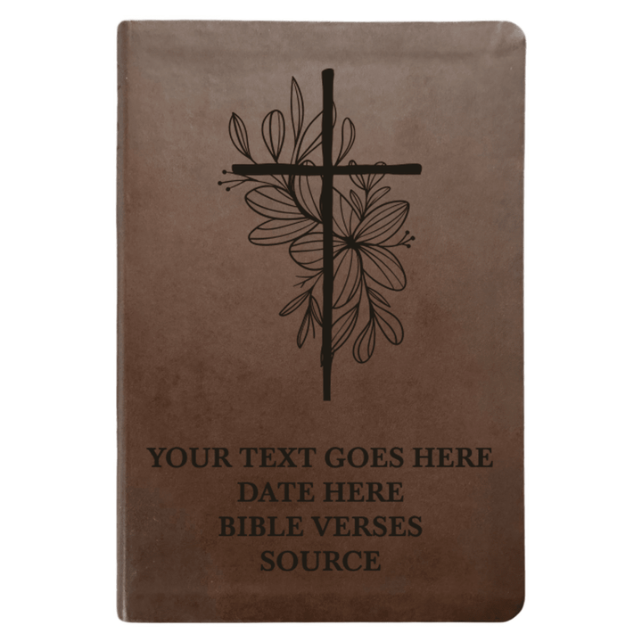 NLT Brown Standard Size Thinline Holy Bible Small Print | Christian Collection - Shepherds Shelf