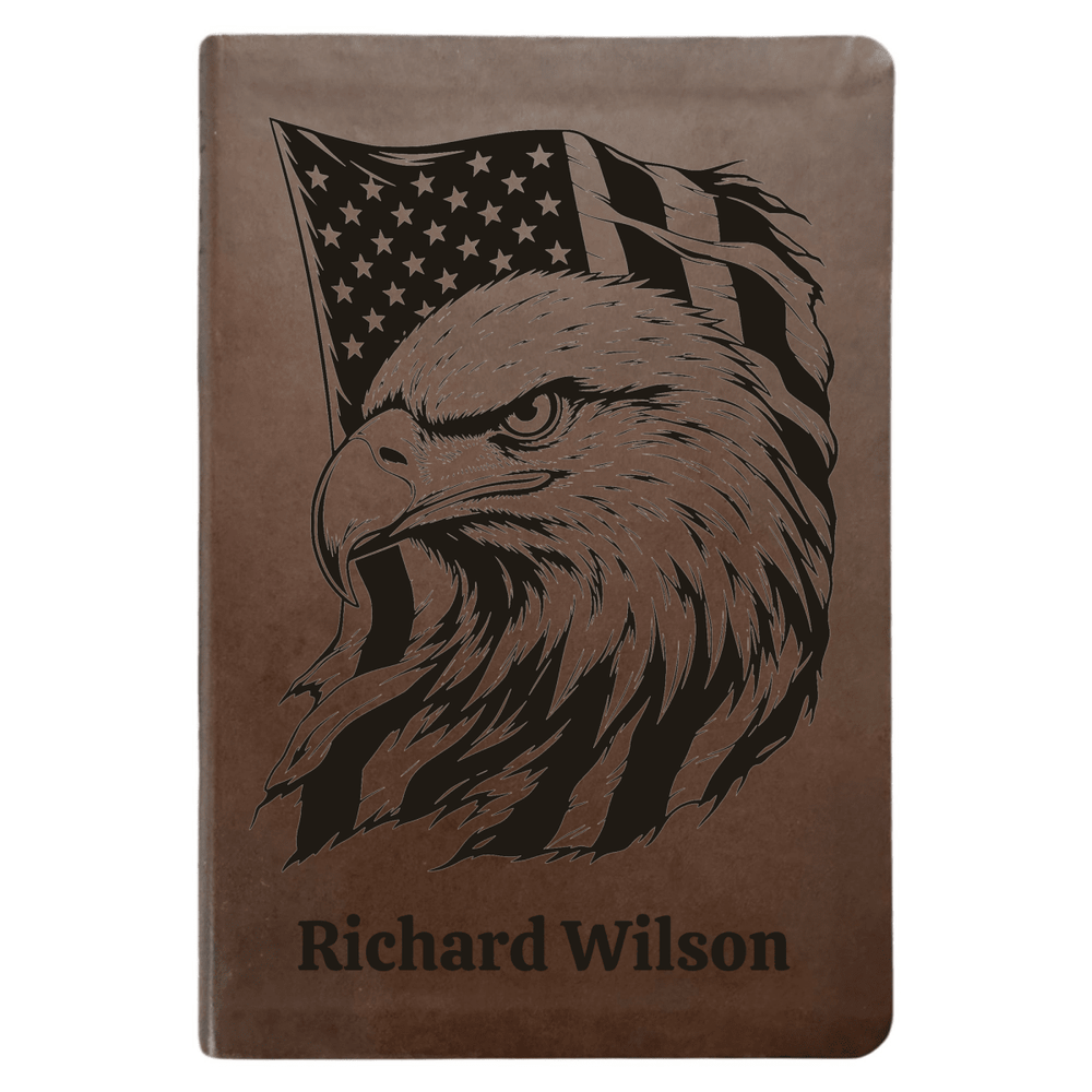 NLT Brown Standard Size Thinline Holy Bible Small Print | Fearless Eagle
