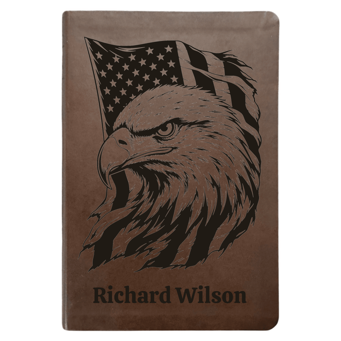 NLT Brown Standard Size Thinline Holy Bible Small Print | Fearless Eagle