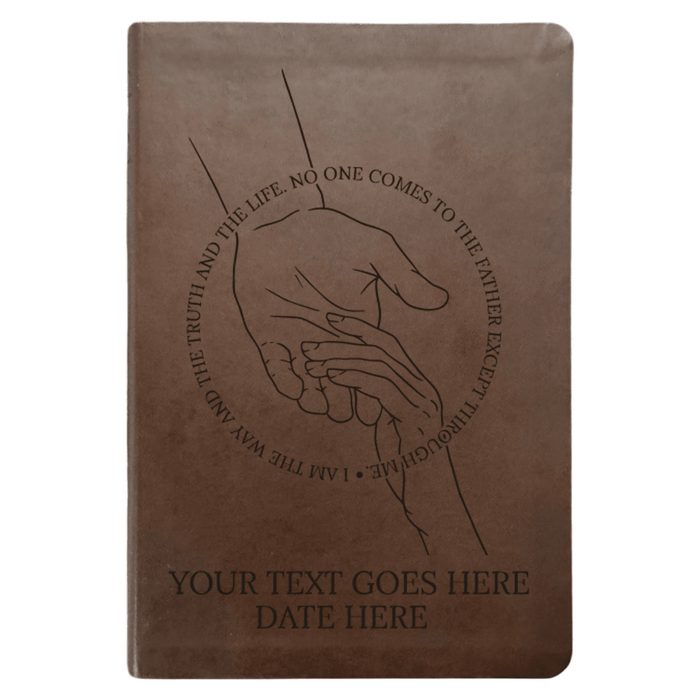 NLT Brown Standard Size Thinline Holy Bible Small Print | Helping Hand