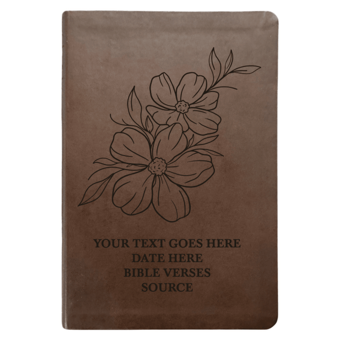 NLT Brown Standard Size Thinline Holy Bible Small Print | Jasmine