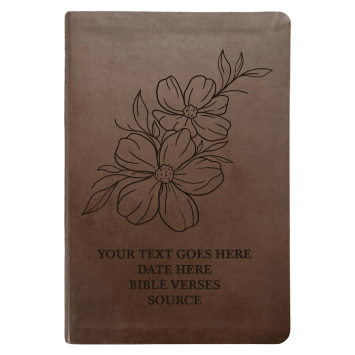 NLT Brown Standard Size Thinline Holy Bible Small Print | Jasmine - Shepherds Shelf