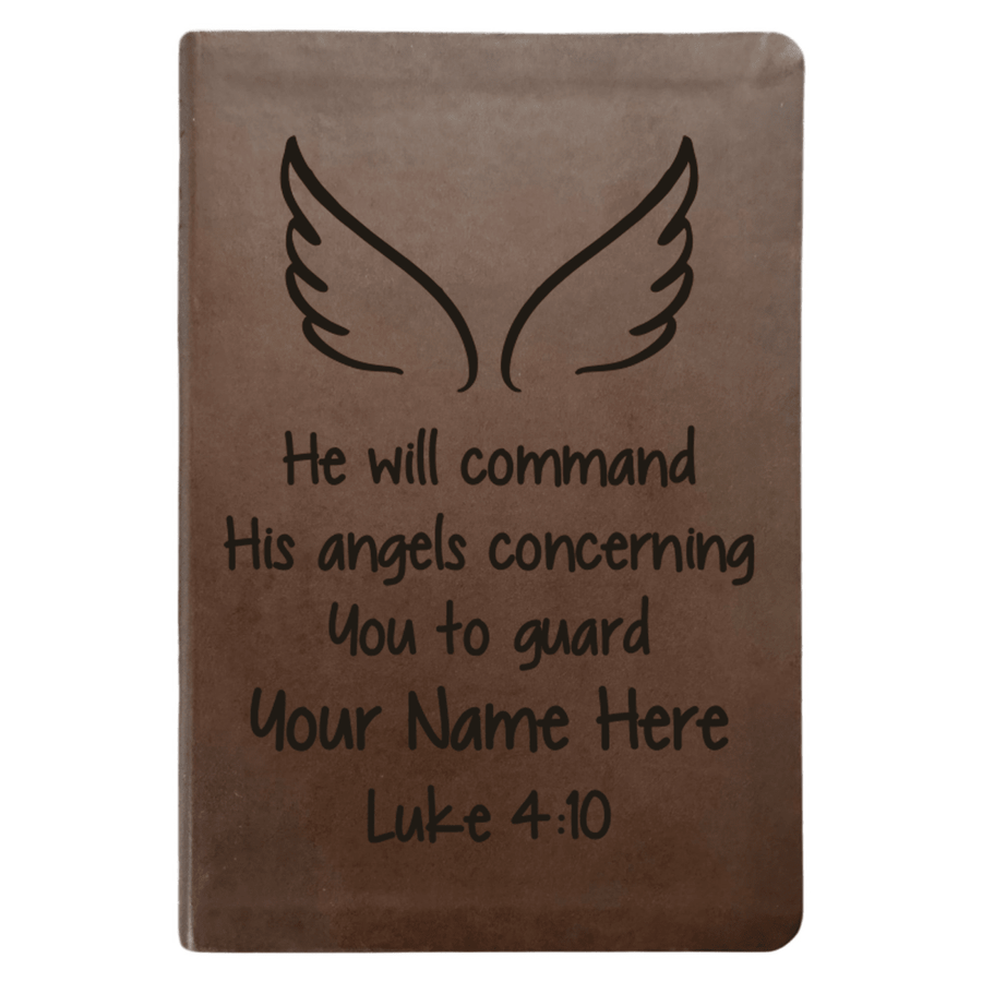 NLT Brown Standard Size Thinline Holy Bible Small Print | Luke 4:10 - Shepherds Shelf