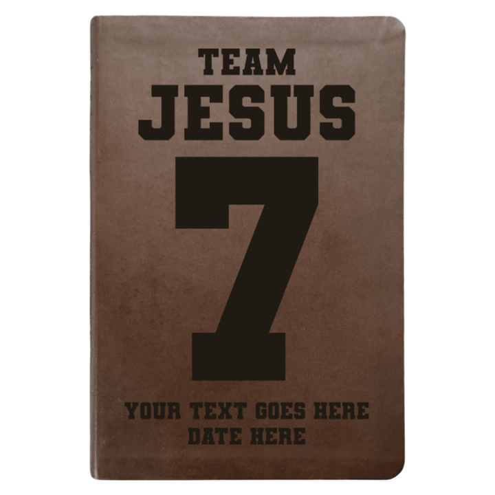 NLT Brown Standard Size Thinline Holy Bible Small Print | Team Jesus - Shepherds Shelf