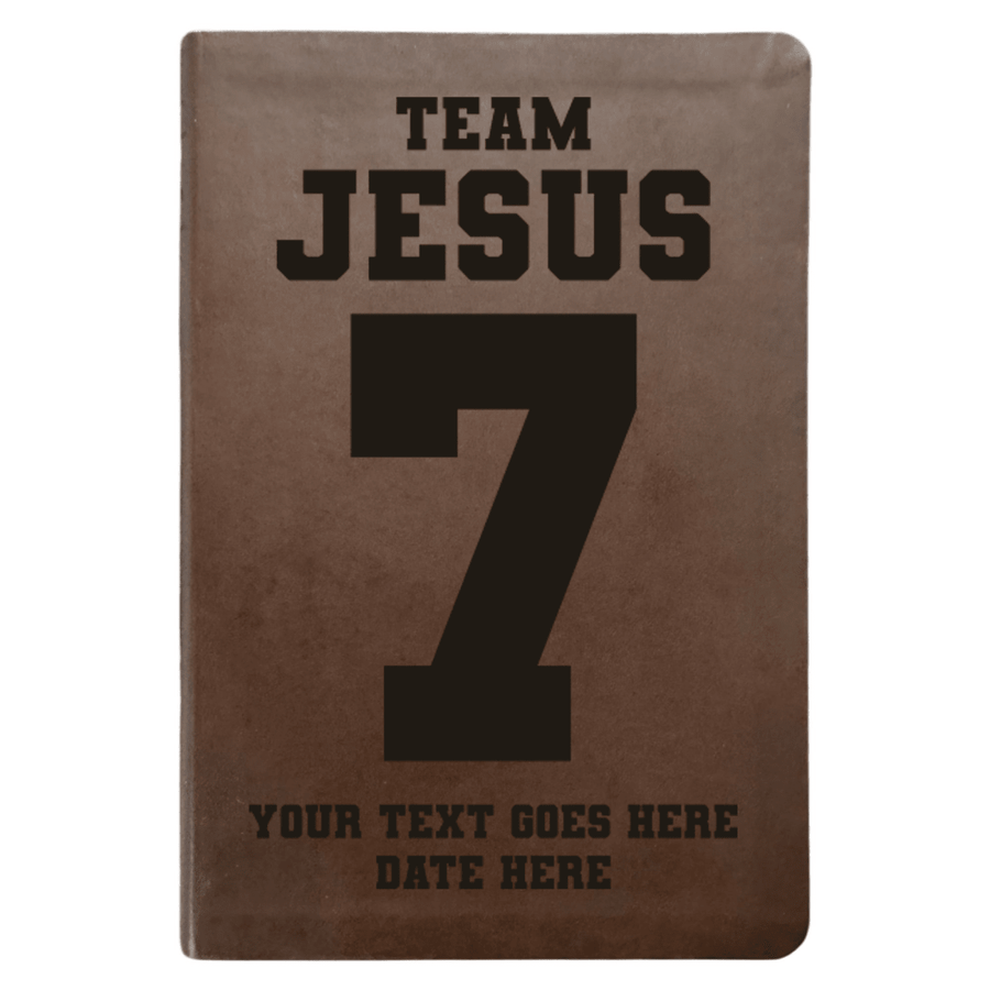 NLT Brown Standard Size Thinline Holy Bible Small Print | Team Jesus - Shepherds Shelf