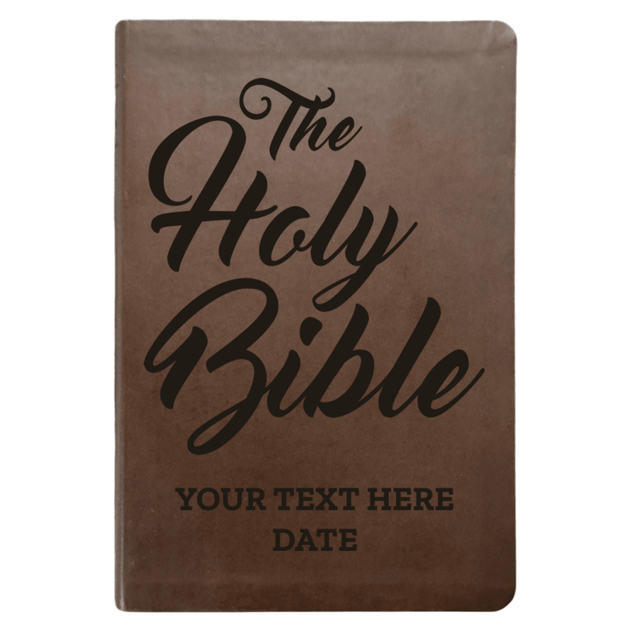 NLT Brown Standard Size Thinline Holy Bible Small Print | The Holy Bible - Shepherds Shelf
